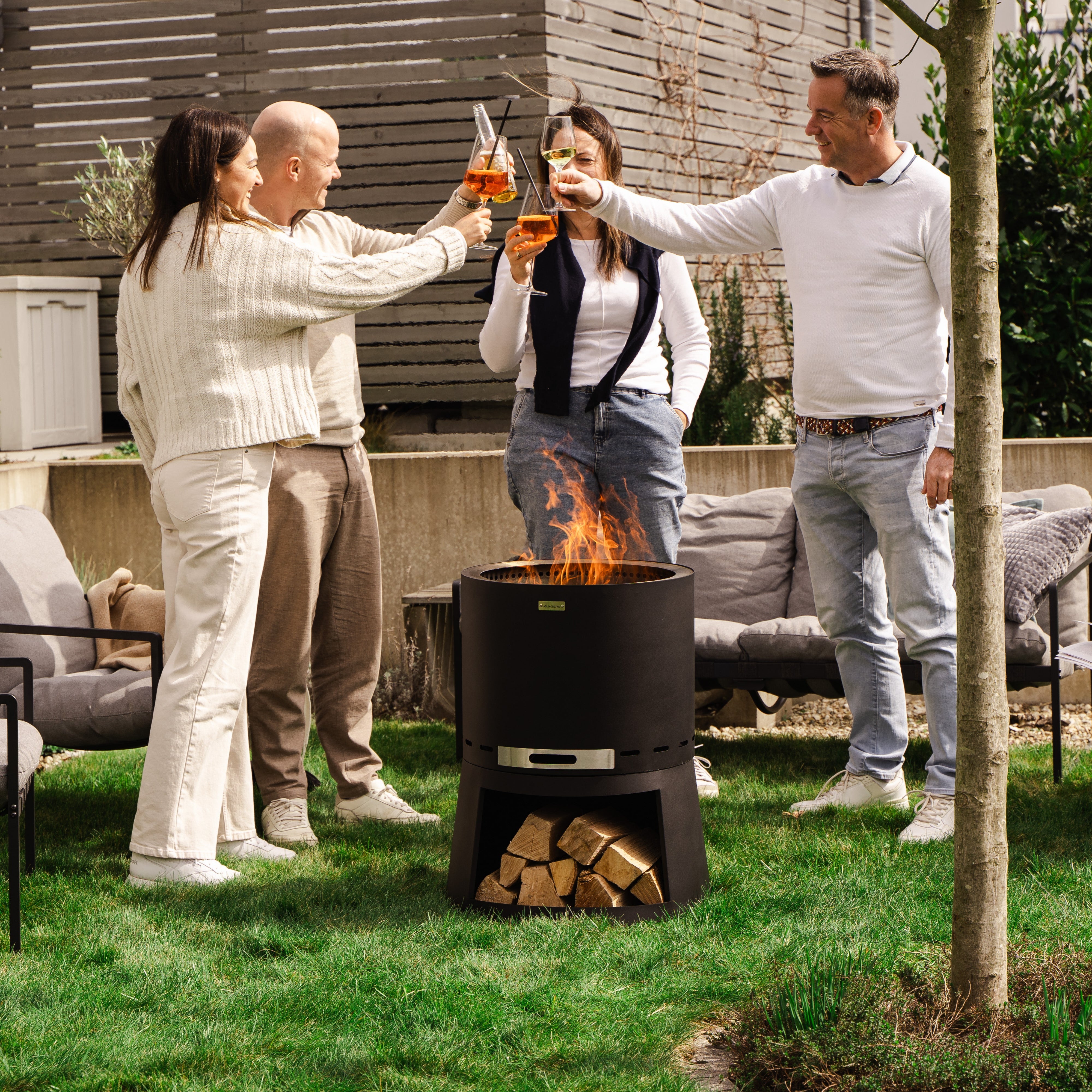 Set: Skara Pluss + vuurplaatgrill