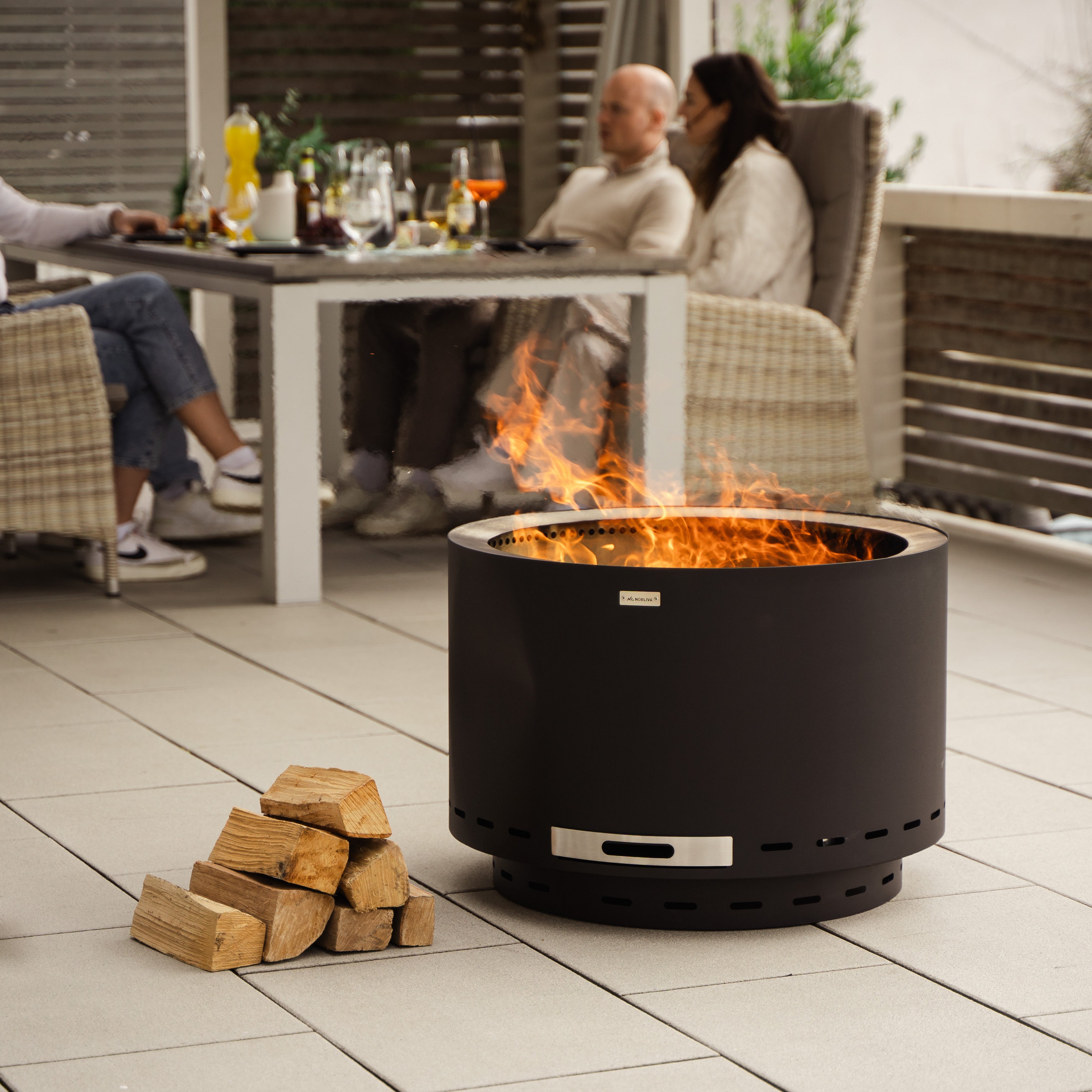 Rookvrije vuurschaal Venna