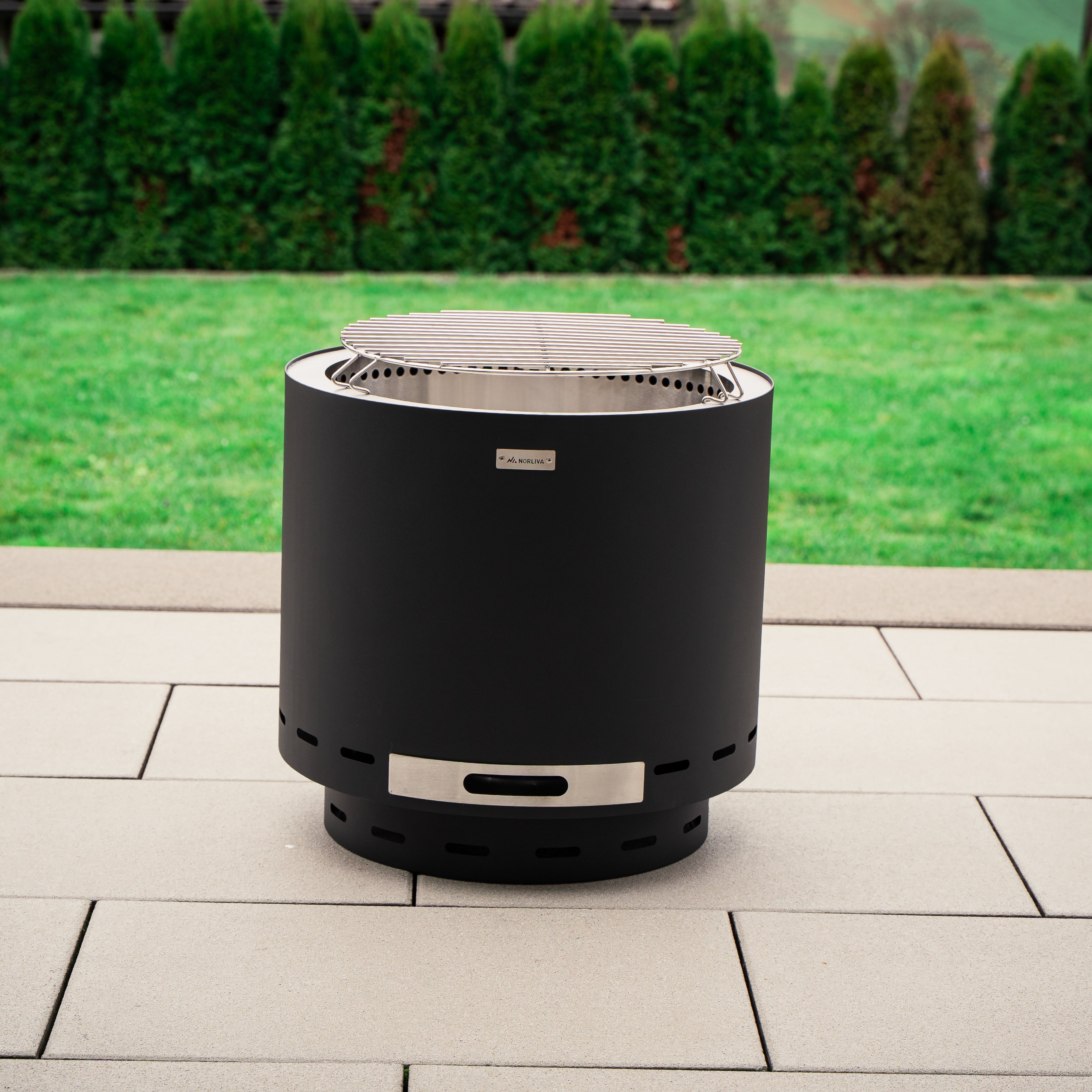 Set: Skara + Deksel + Grillrooster