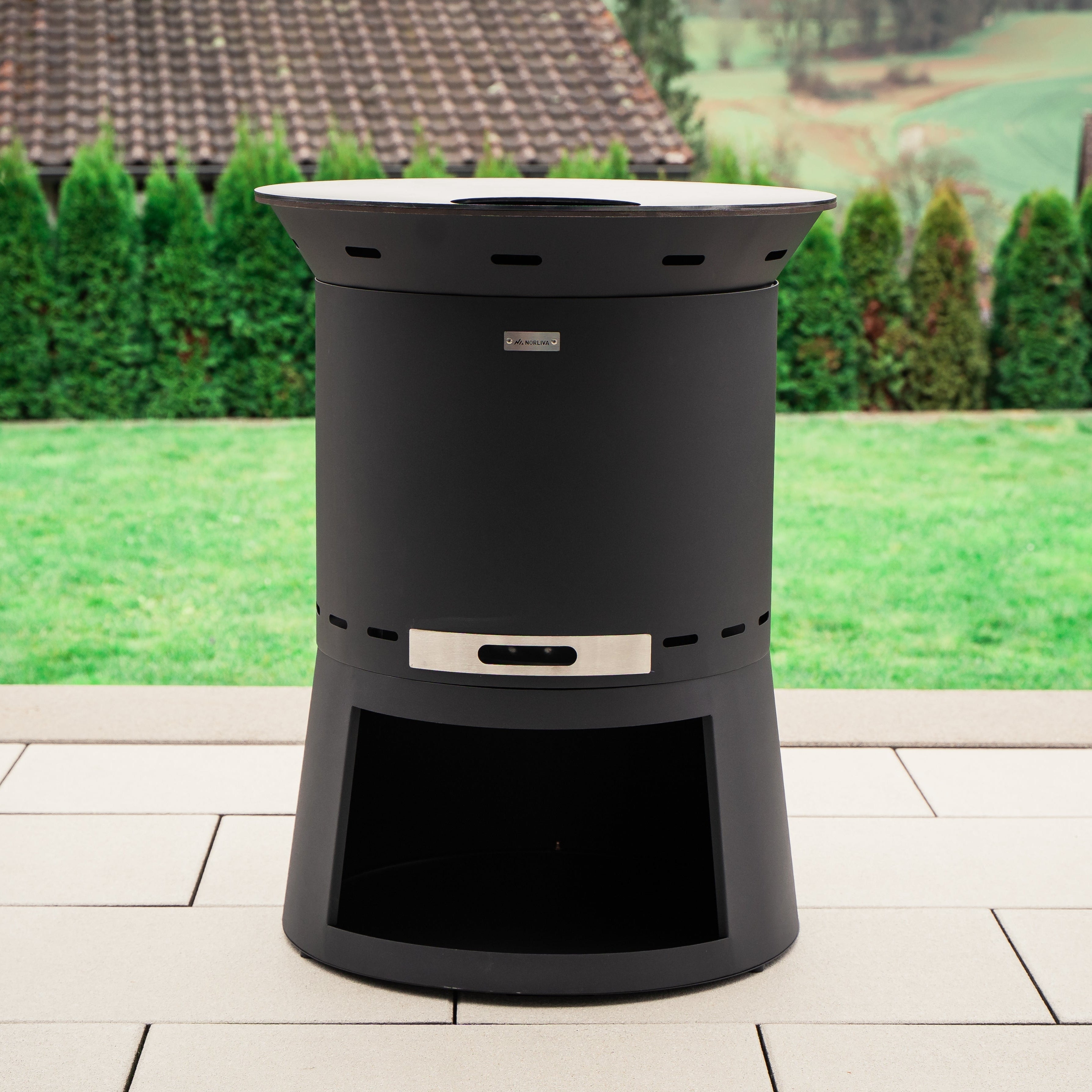 Set: Skara Pluss + vuurplaatgrill