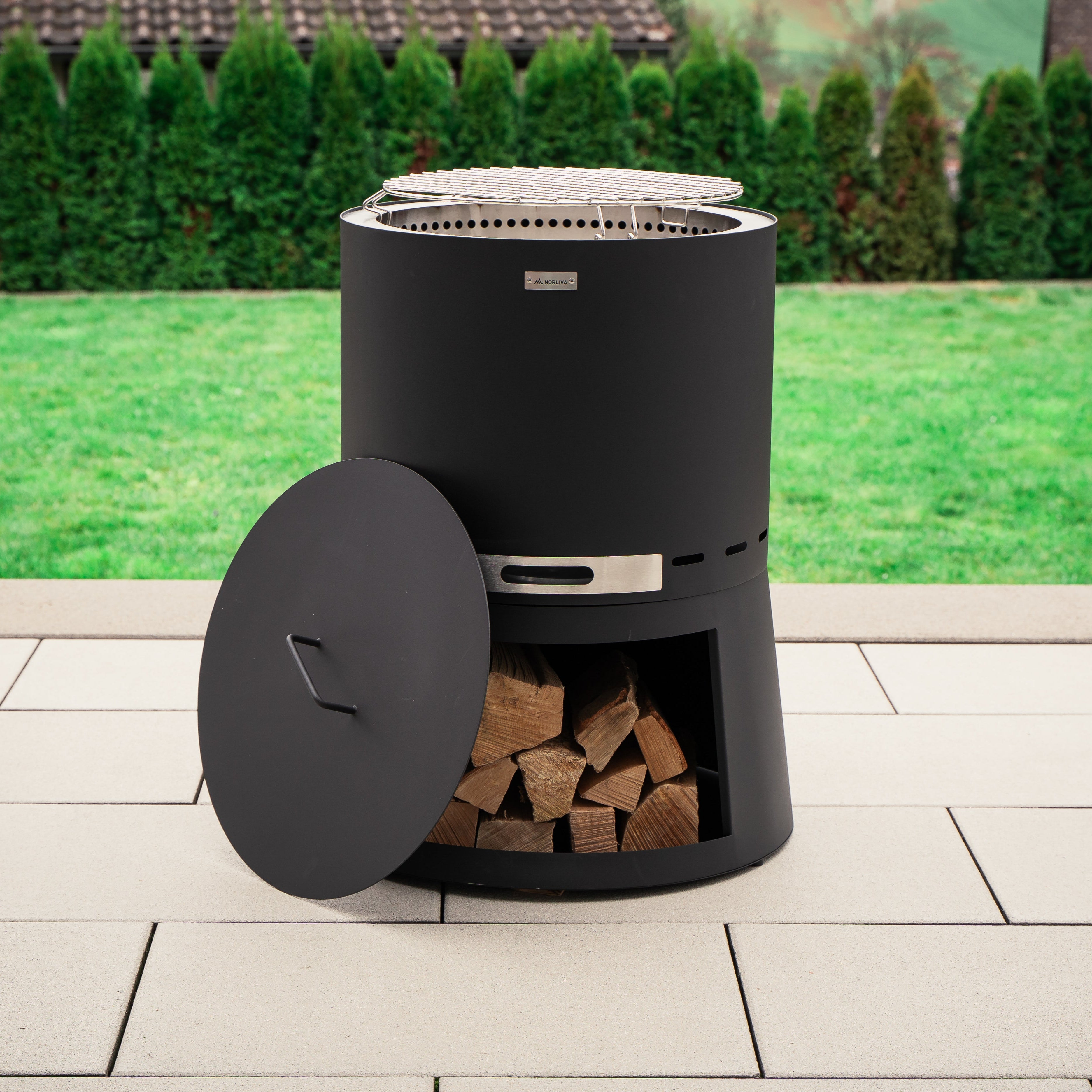 Set: Skara Pluss + Deksel + Grillrooster