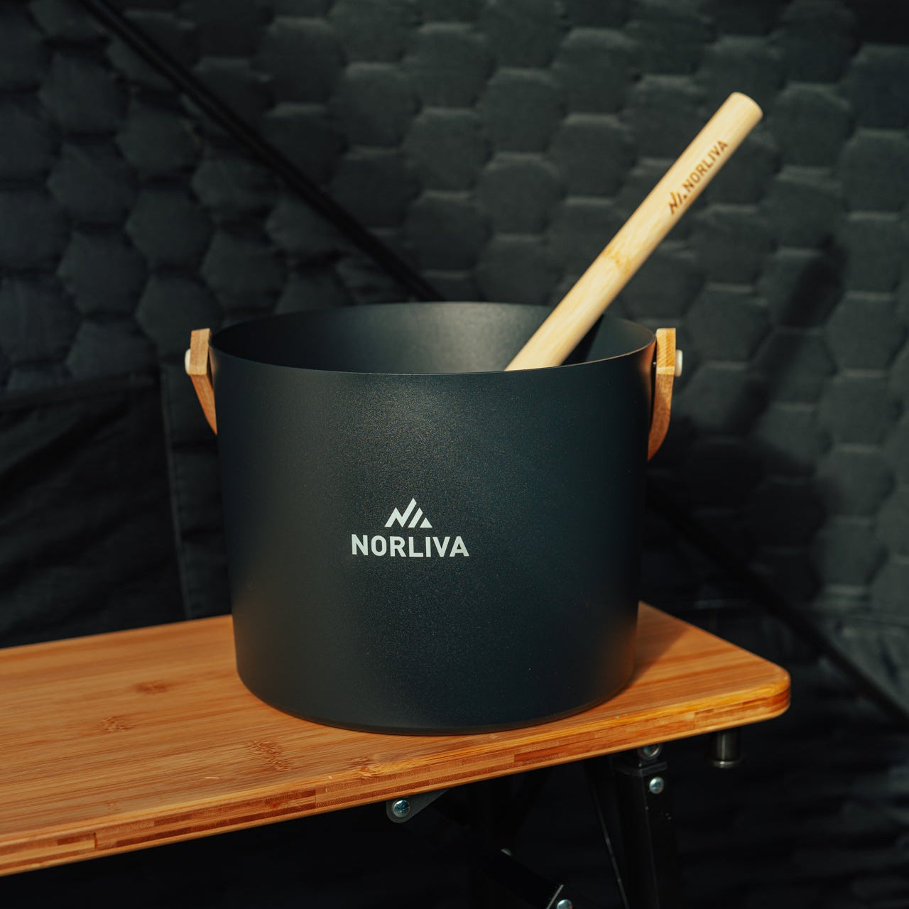 Sauna-accessoires: Saunaemmer + Lepel, Thermometer, Saunastenen