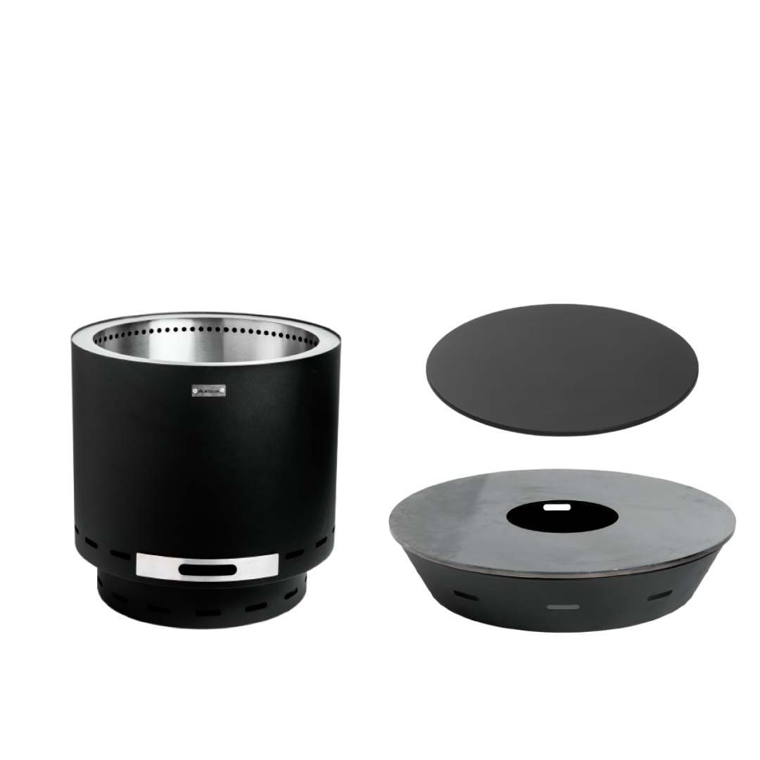 Set: Skara + vuurplaatgrill + deksel