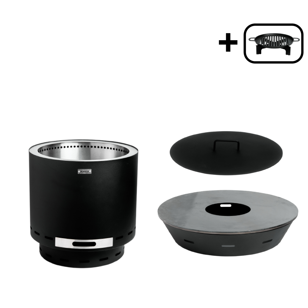 Set: Skara + vuurplaatgrill + deksel