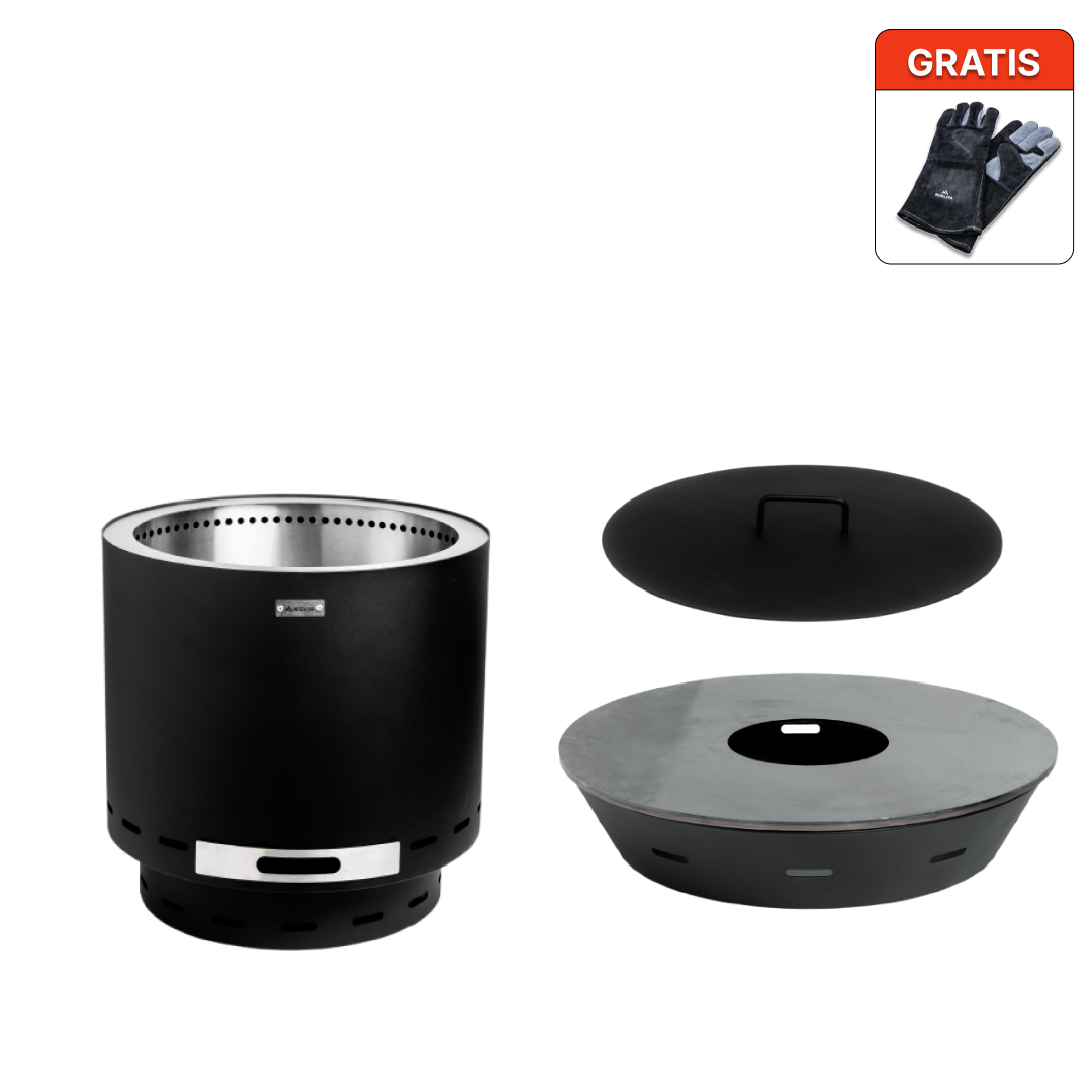 Set: Skara + vuurplaatgrill + deksel