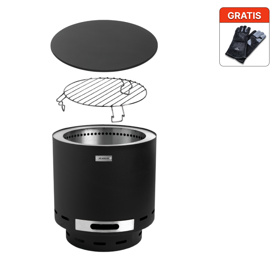 Set: Eda + Deksel + Grillrooster