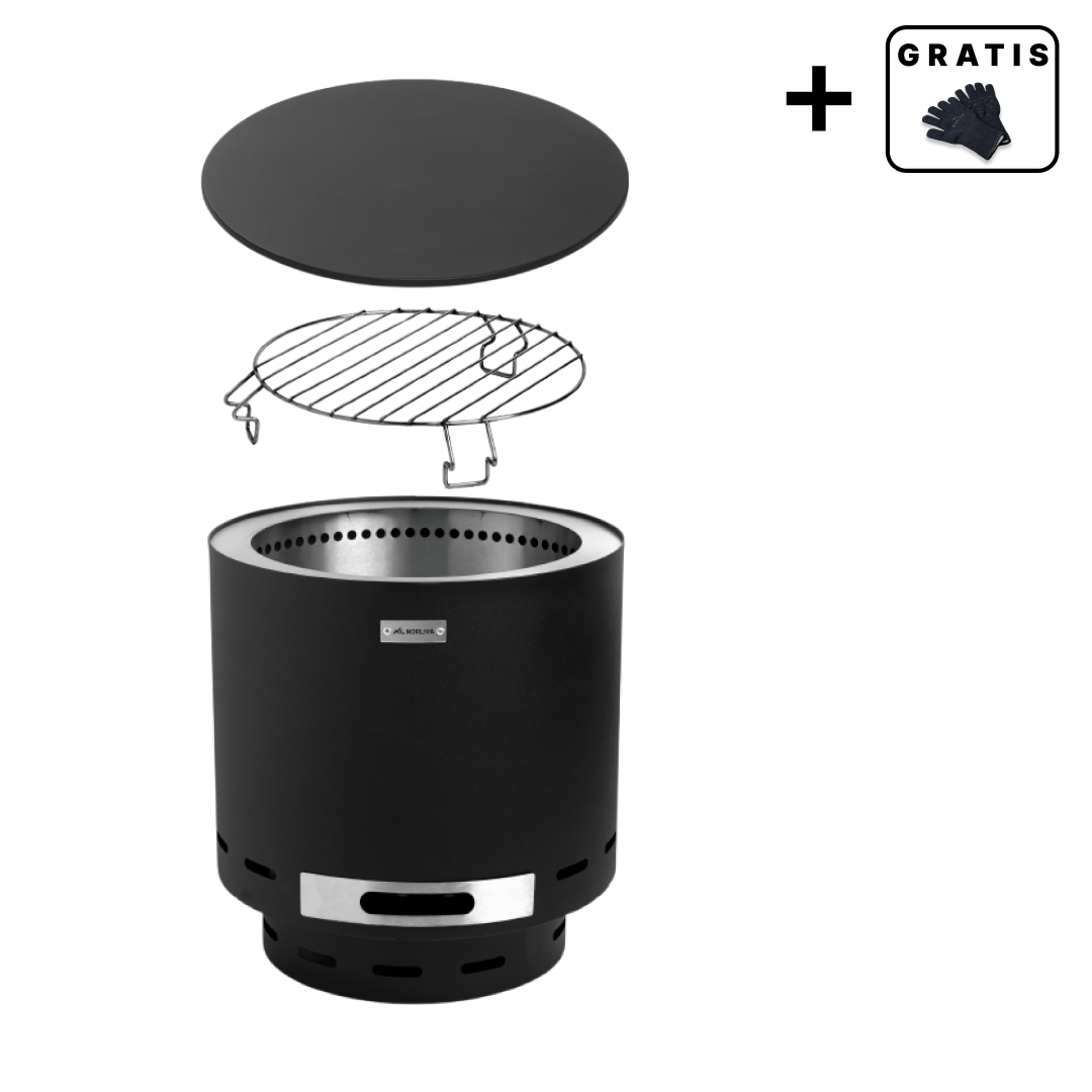 Set: Eda + Deksel + Grillrooster