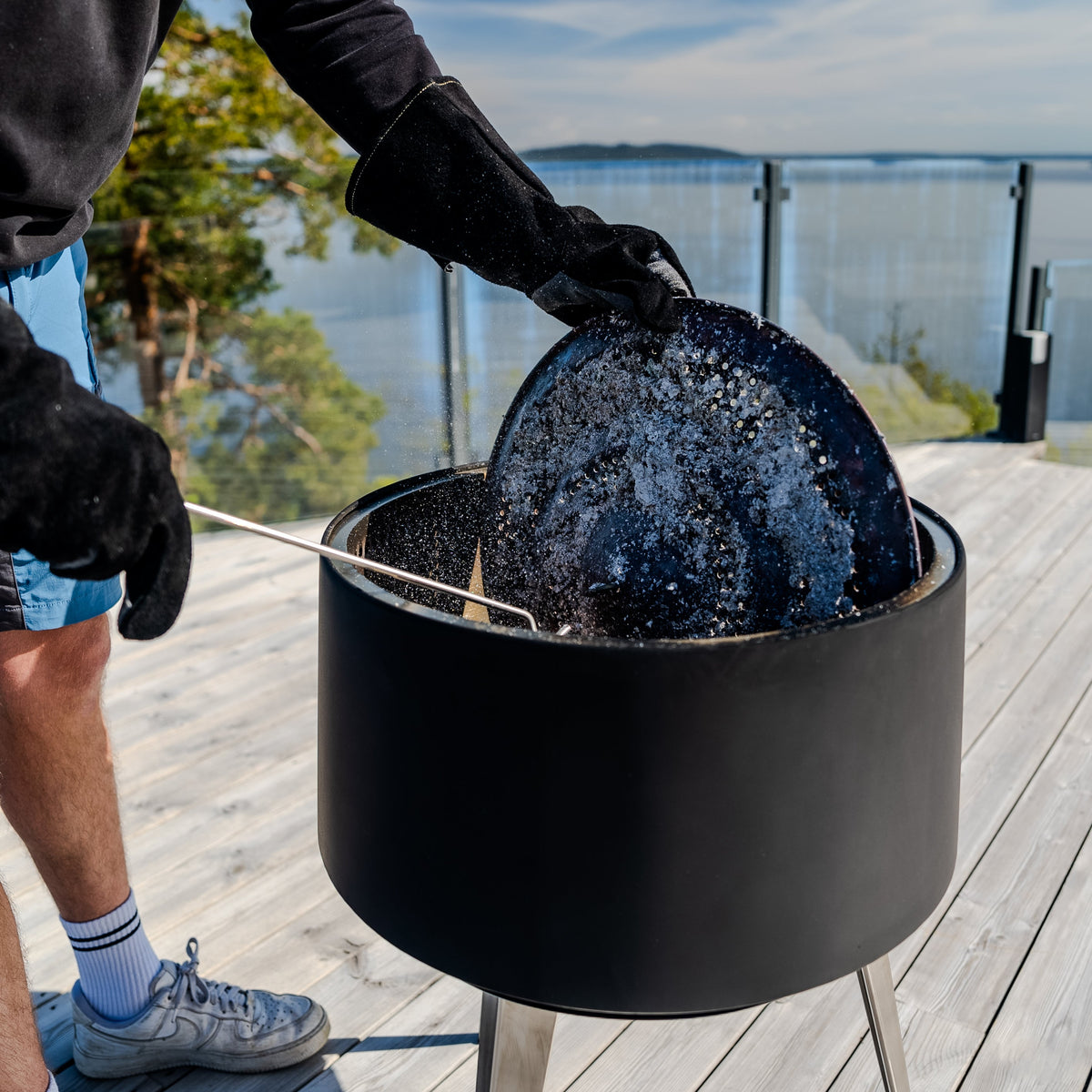Set:Juna + vuurplaatgrill