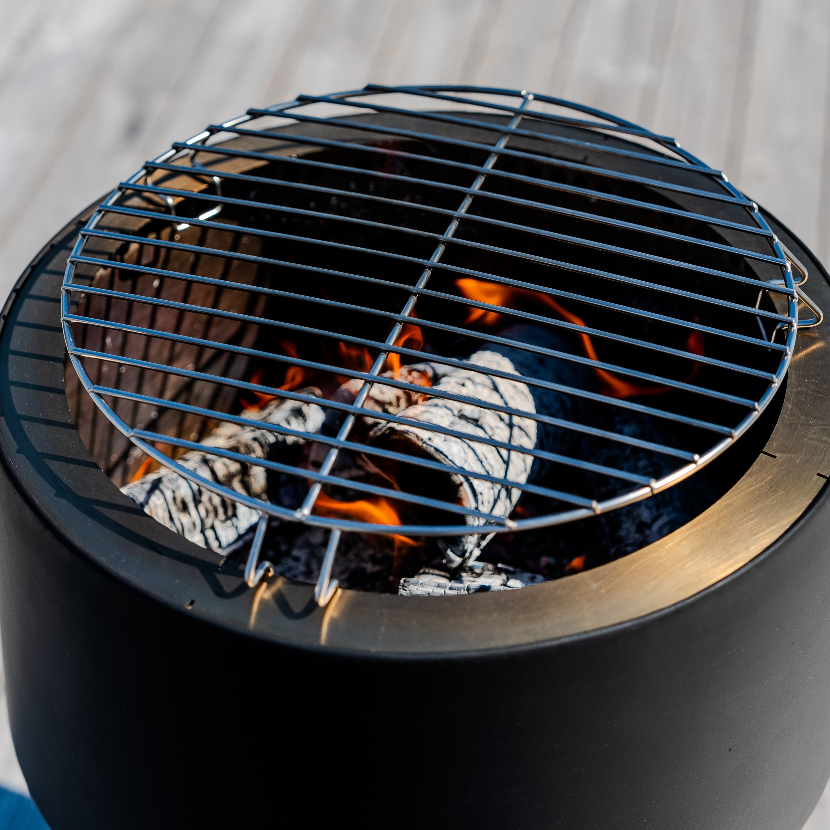 Set: Skara + Deksel + Grillrooster