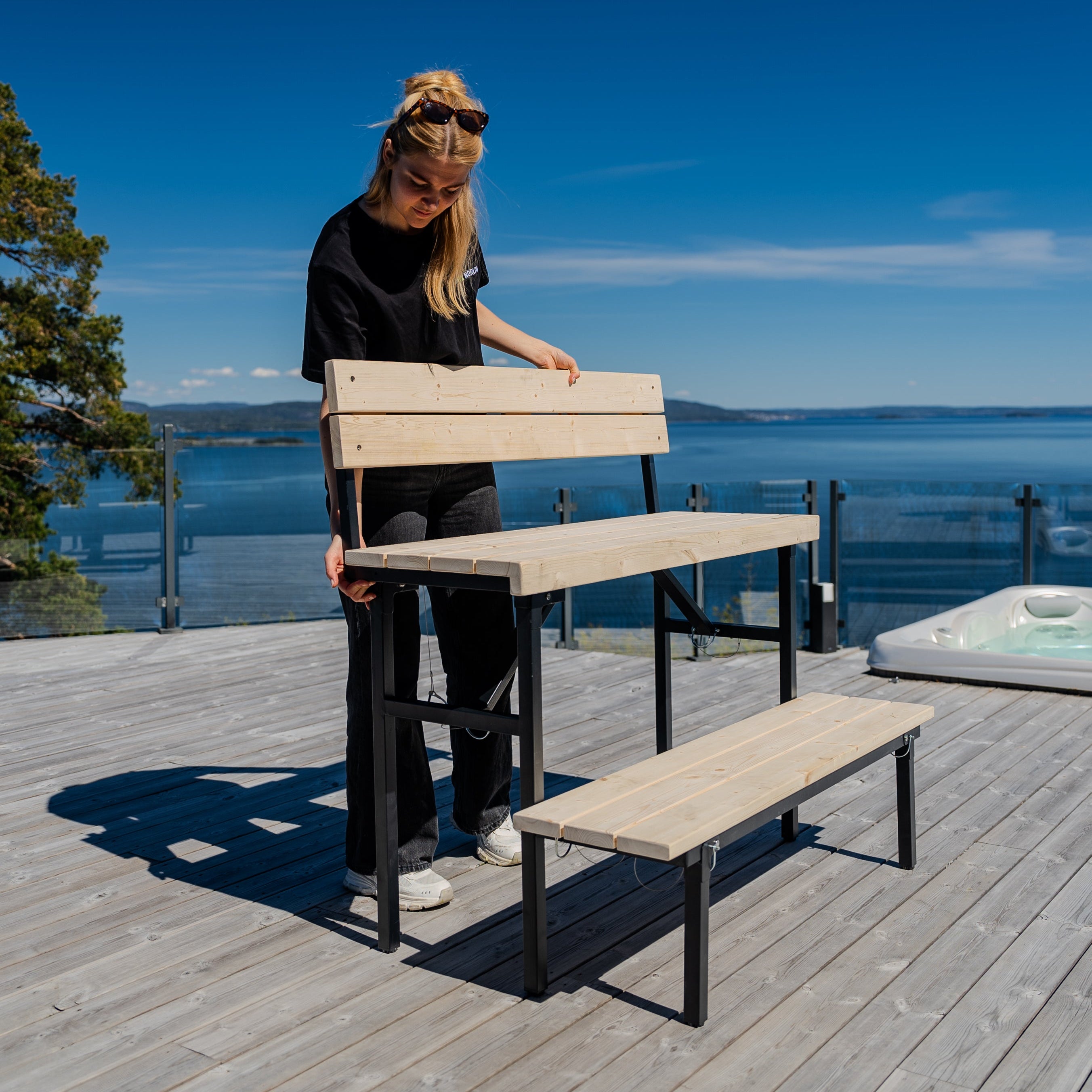 Set: Saunatent Dalen 3.0 + Kachel + Sauna-accessoires + Regenhoes + tweetrapsbank