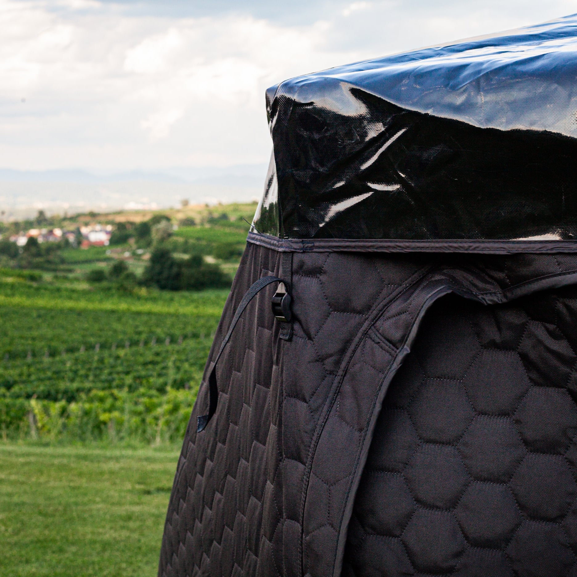 Regenschutz voor saunatent Isen