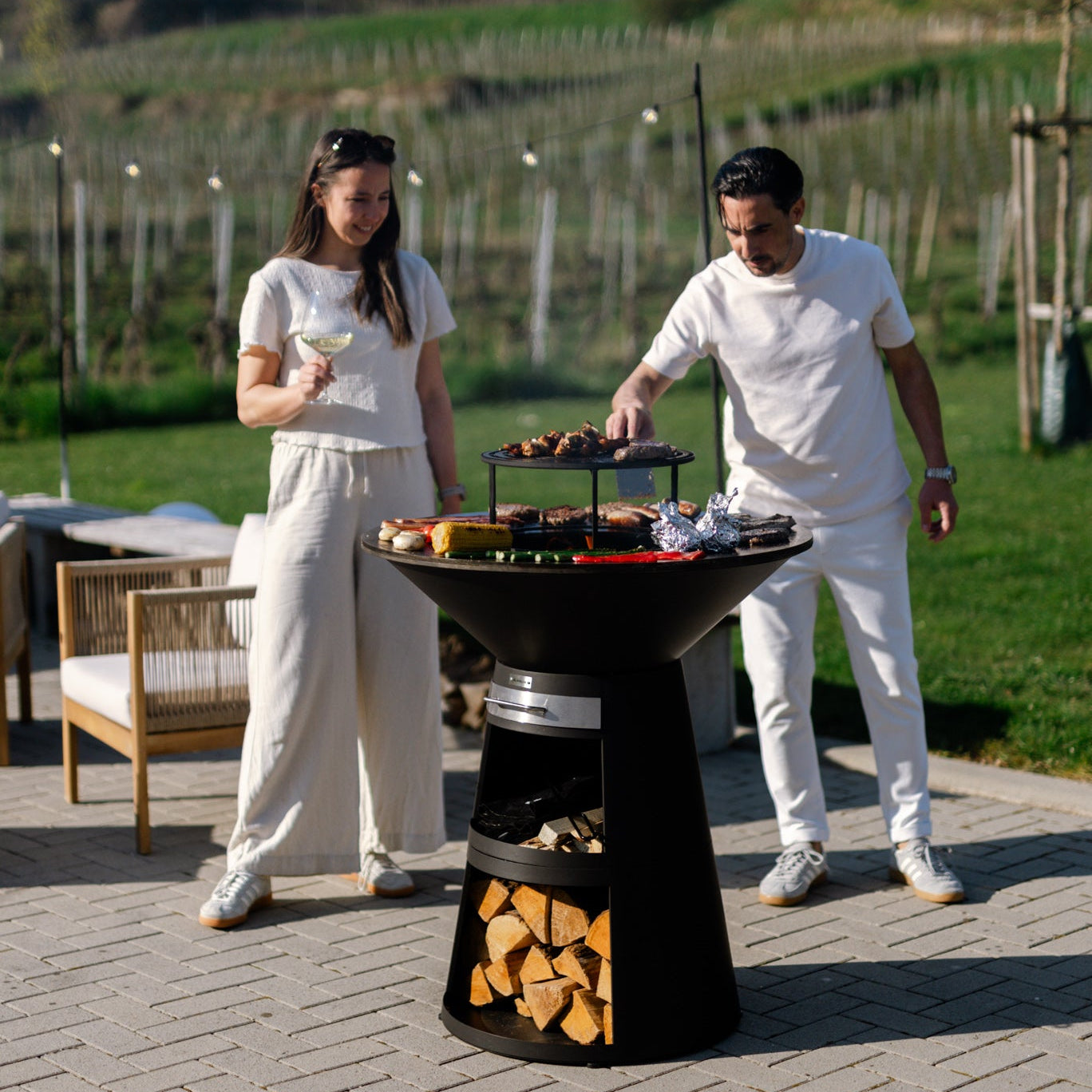 NORLIVA Aska plancha BBQ, 80 cm