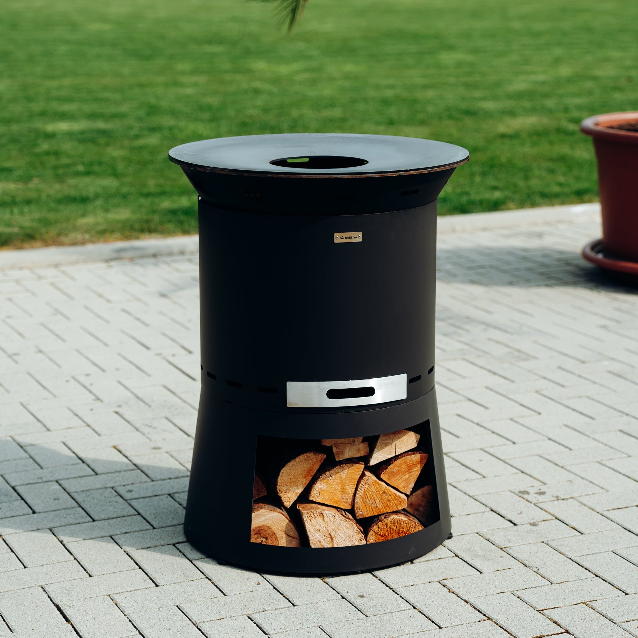 Set: Skara Pluss + vuurplaatgrill