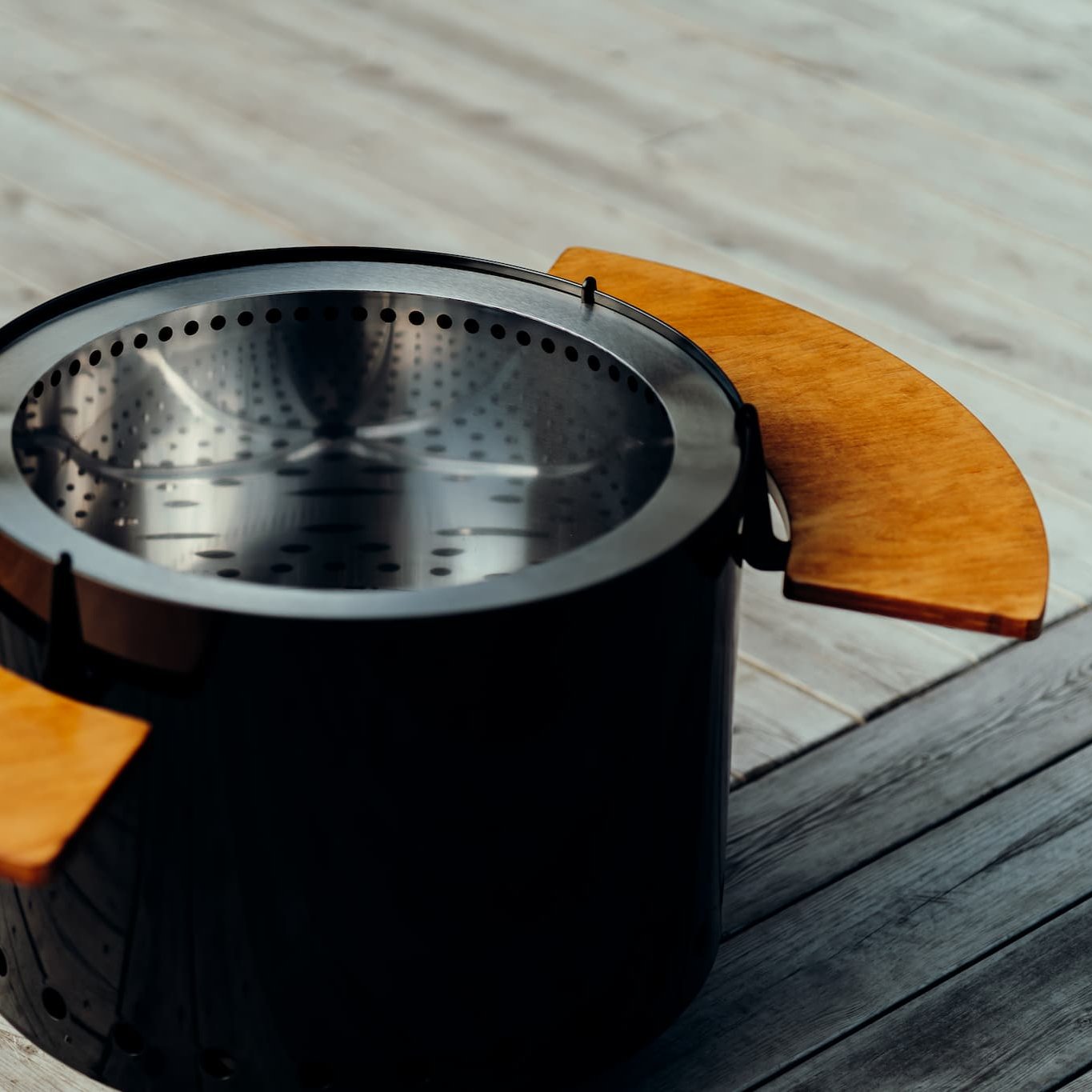 Set: Senja Pluss + Deksel + Grillrooster + Zijplanken