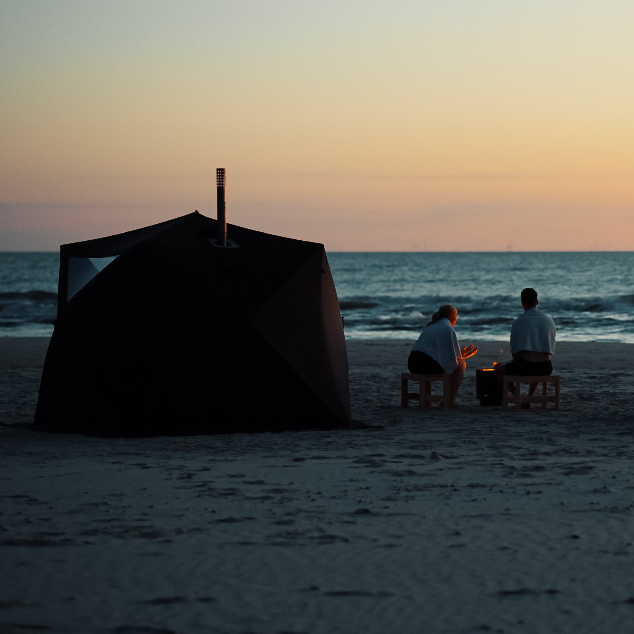 Mobiele saunatent Fjorden (zonder saunakachel)