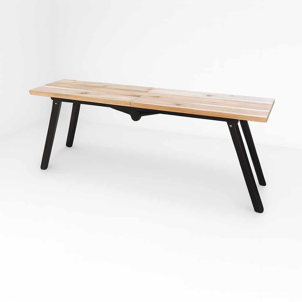 Saunabank van cederhout, opvouwbaar