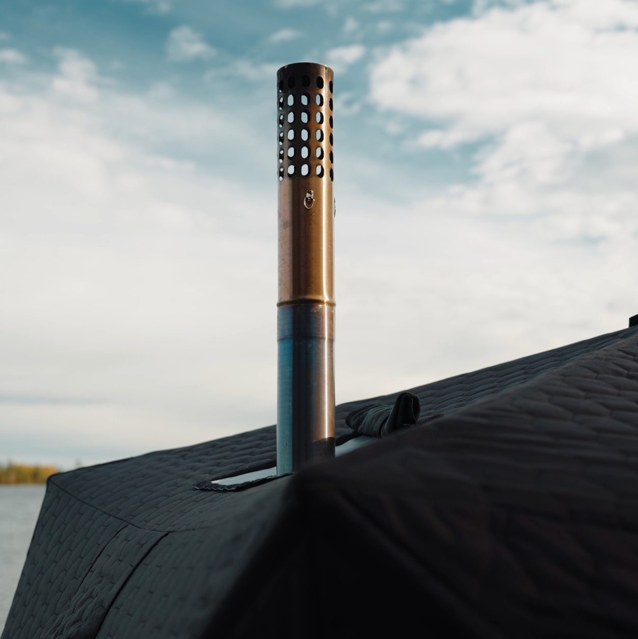 Set: Saunatent Fjorden + Kachel + Sauna-accessoires + Banken + IJston