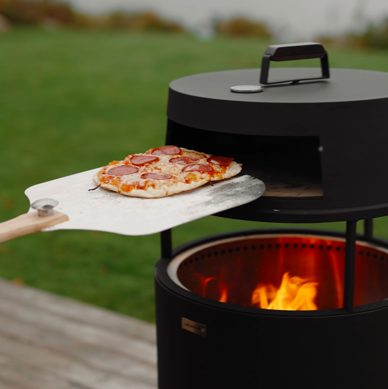 Set: Skara + Deksel + Feuerplatten-Grill + Pizzaoven-opzetstuk