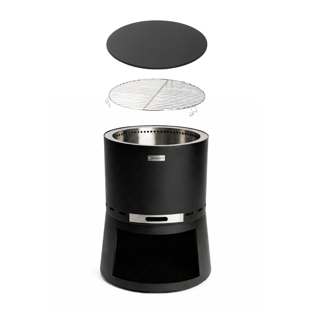 Set: Skara Pluss + Deksel + Grillrooster