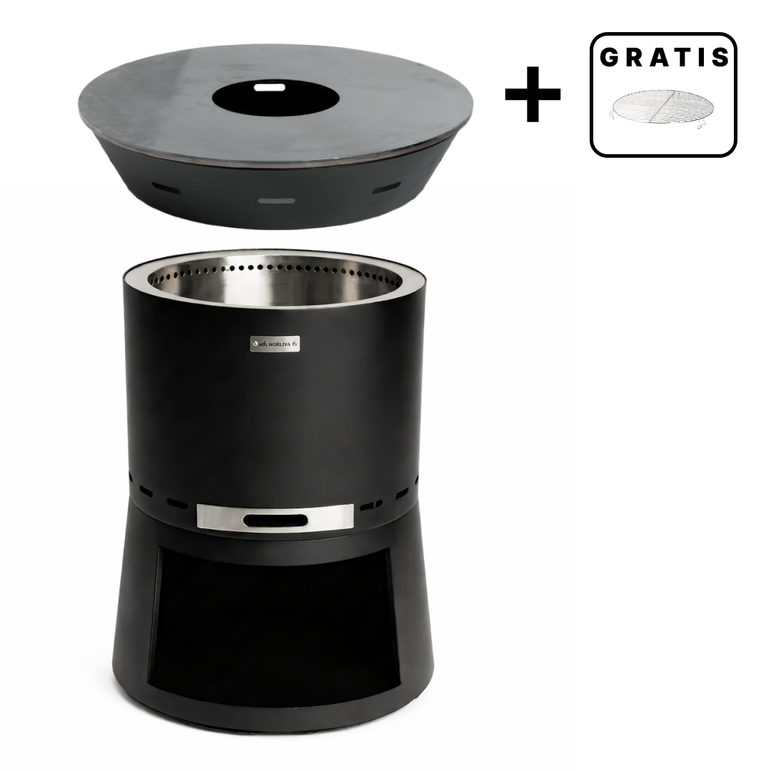 Set: Skara Pluss + vuurplaatstgrill