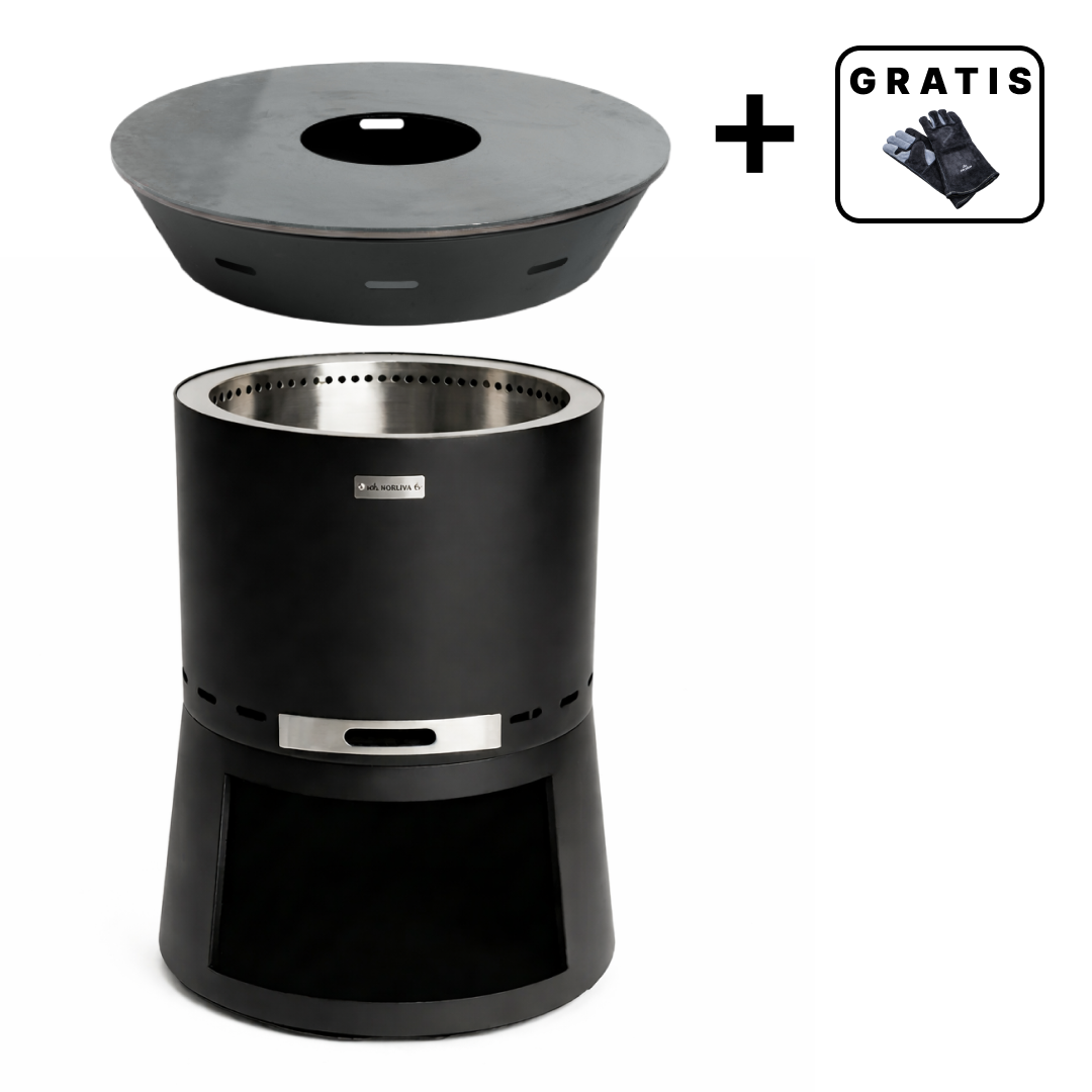 Set: Skara Pluss + vuurplaatgrill