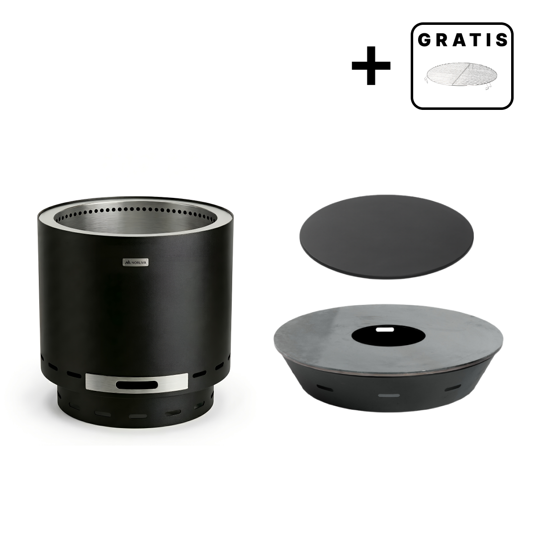 Set: Skara + vuurplaatstgrill + deksel