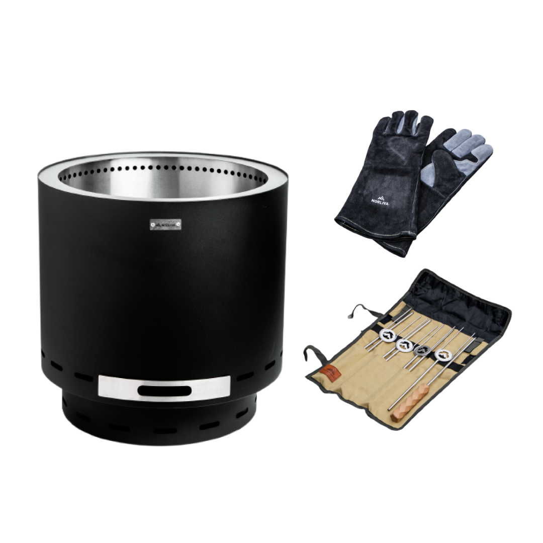 Set: Skara + Grillspiezen + Handschoenen