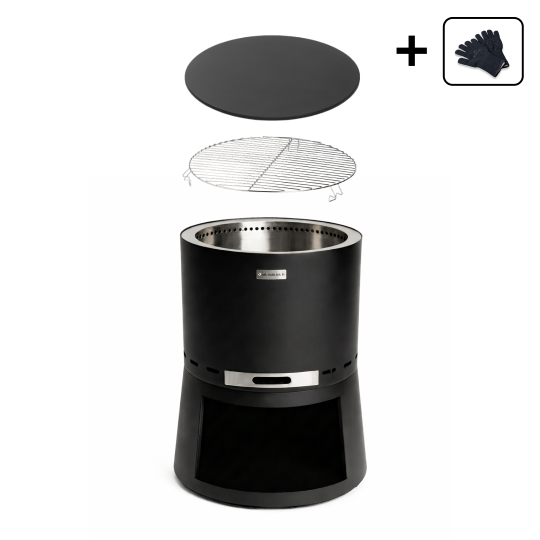 Set: Skara Pluss + Deksel + Grillrooster