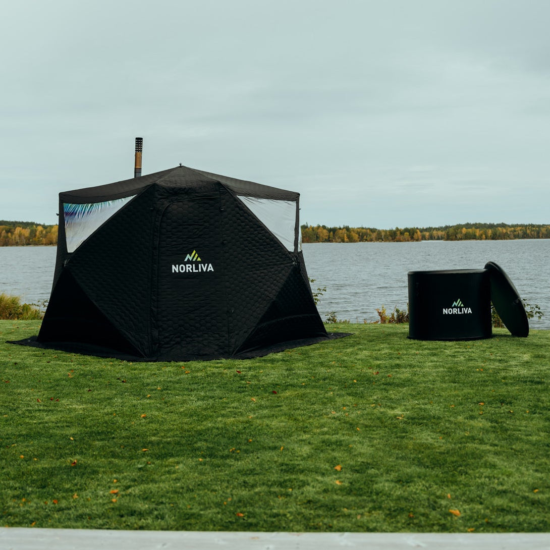 Opblaasbare ijsbadkuip