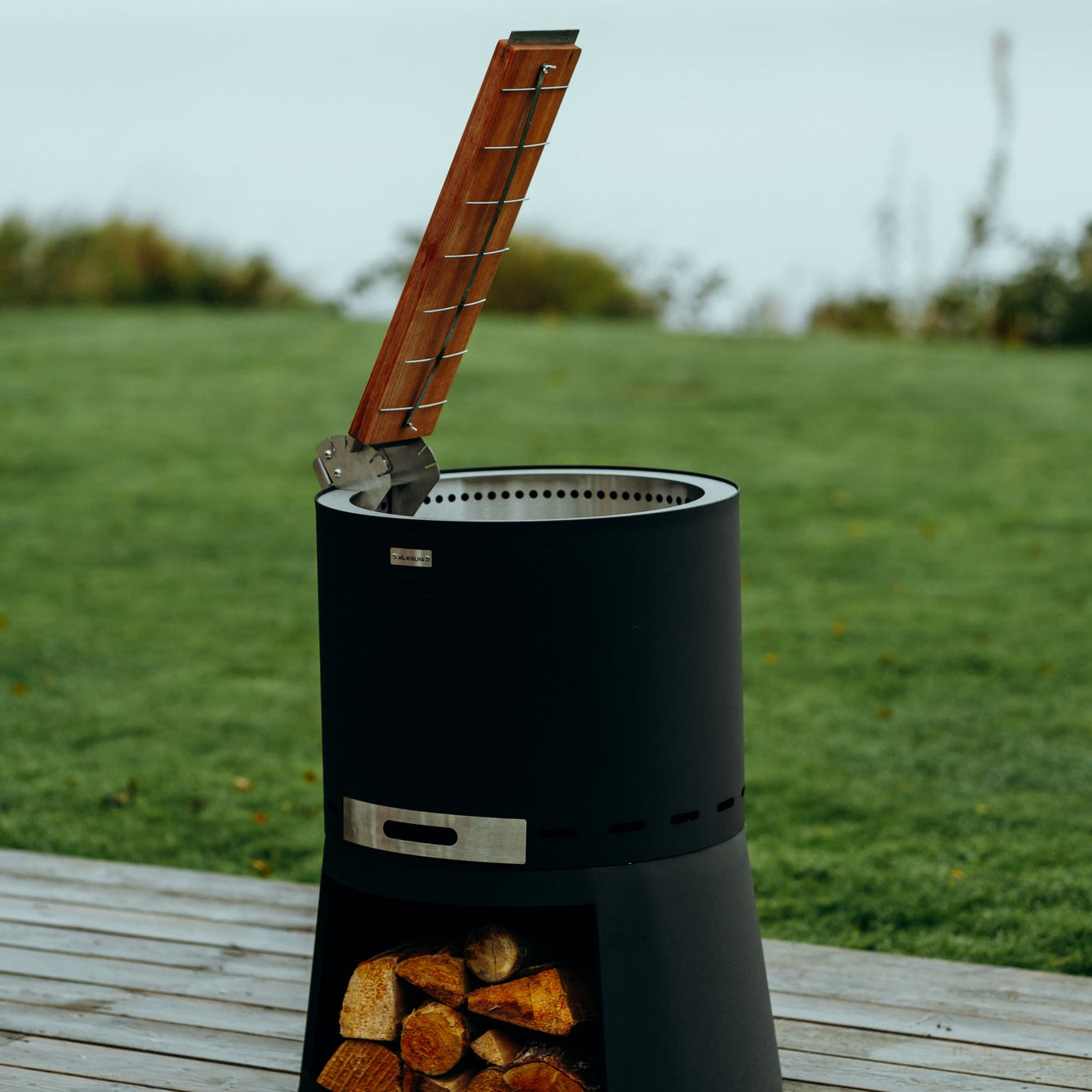 Norliva Flammlachsbrett für Feuerschale