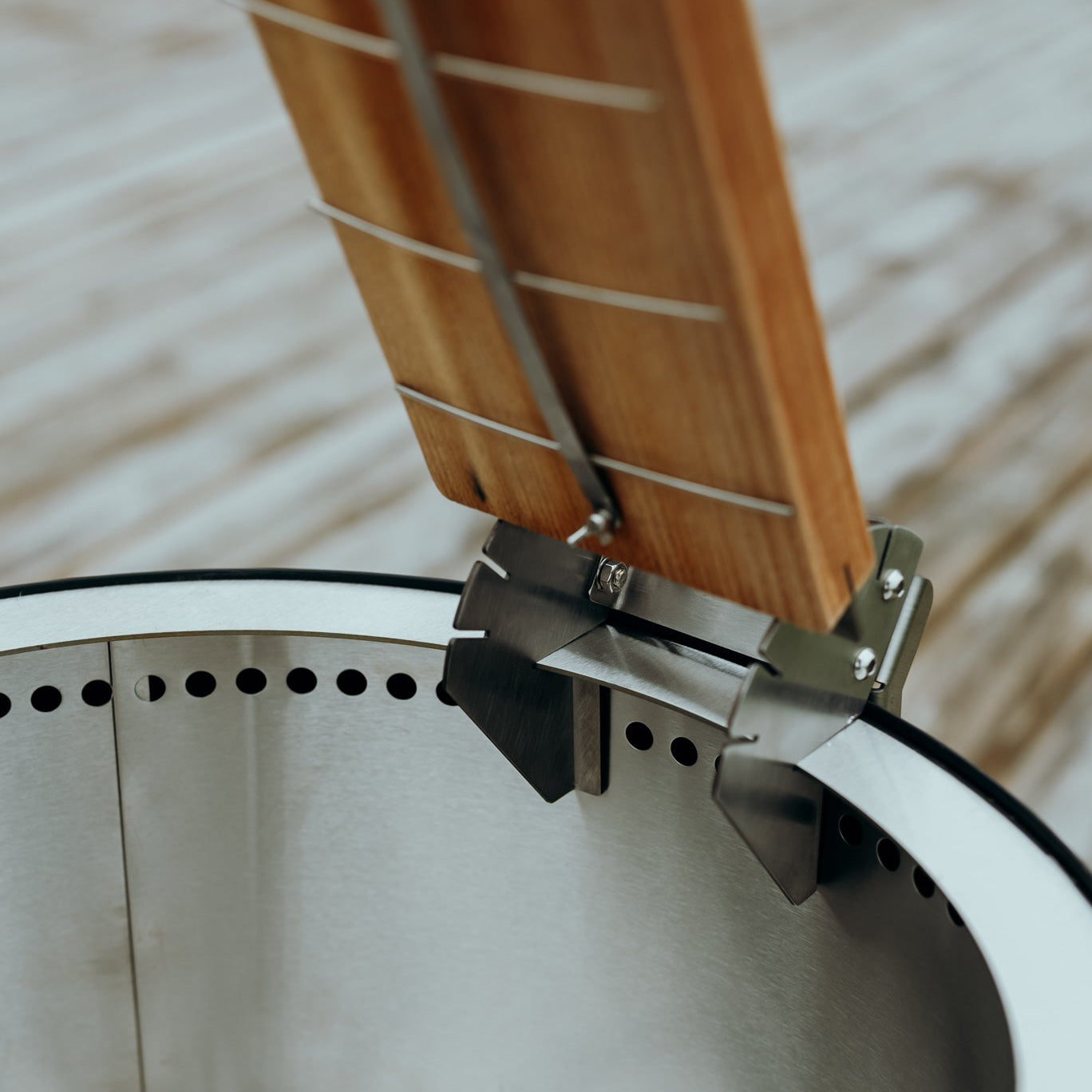 Norliva plank voor vlammende zalm voor vuurschaal