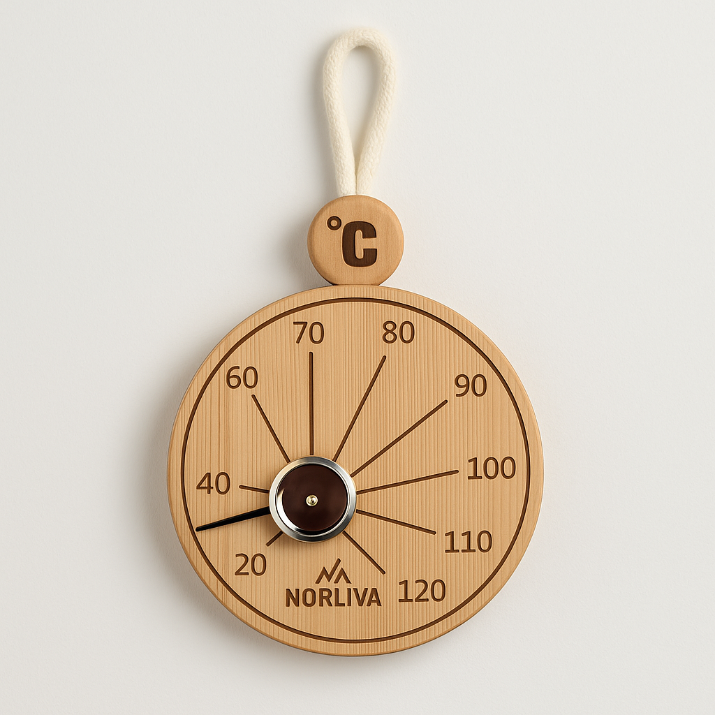 Saunathermometer, ophangbaar
