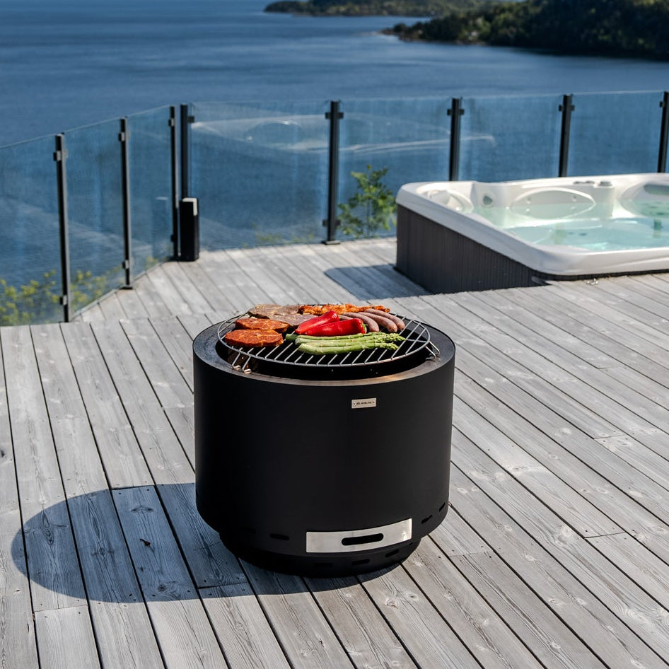 Set: Lunda + deksel + grillrooster