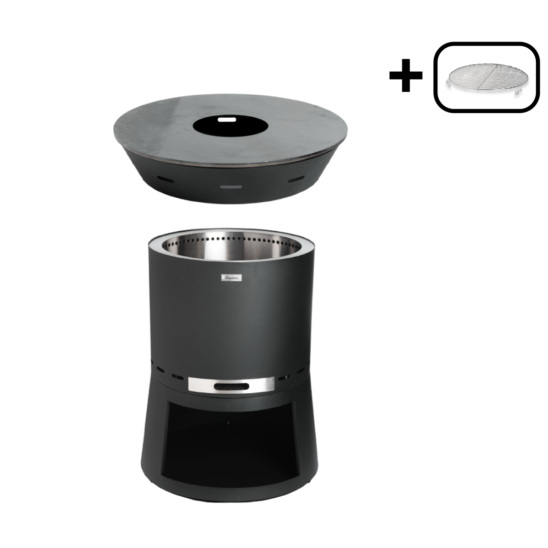 Set: Skara Pluss + vuurplaatgrill