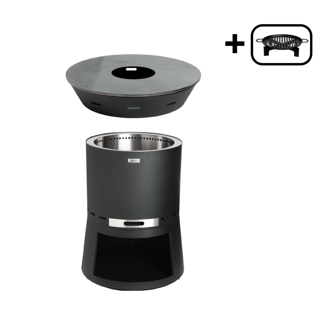 Set: Skara Pluss + vuurplaatgrill