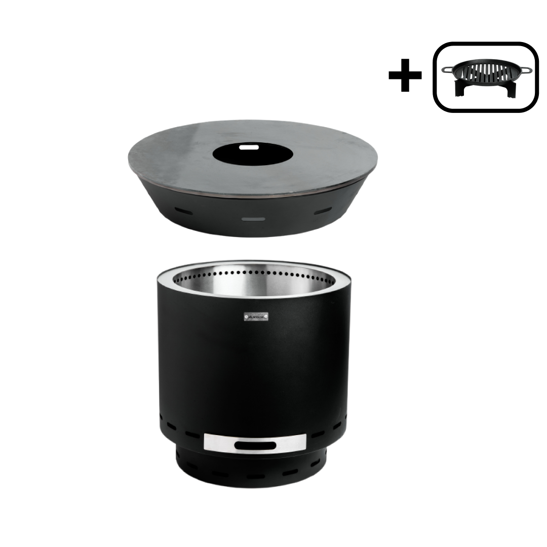 Set: Skara + vuurplaatgrill