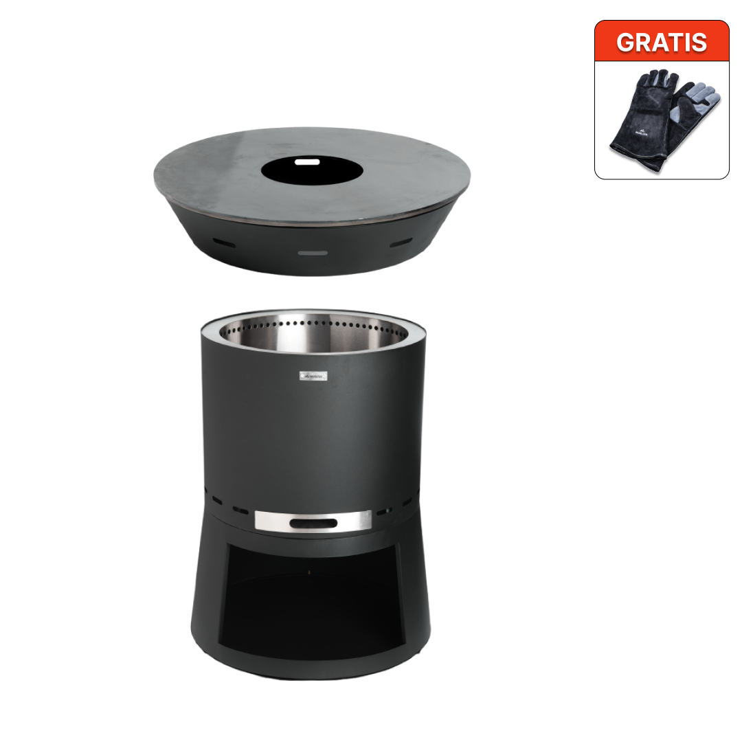 Set: Skara Pluss + vuurplaatgrill