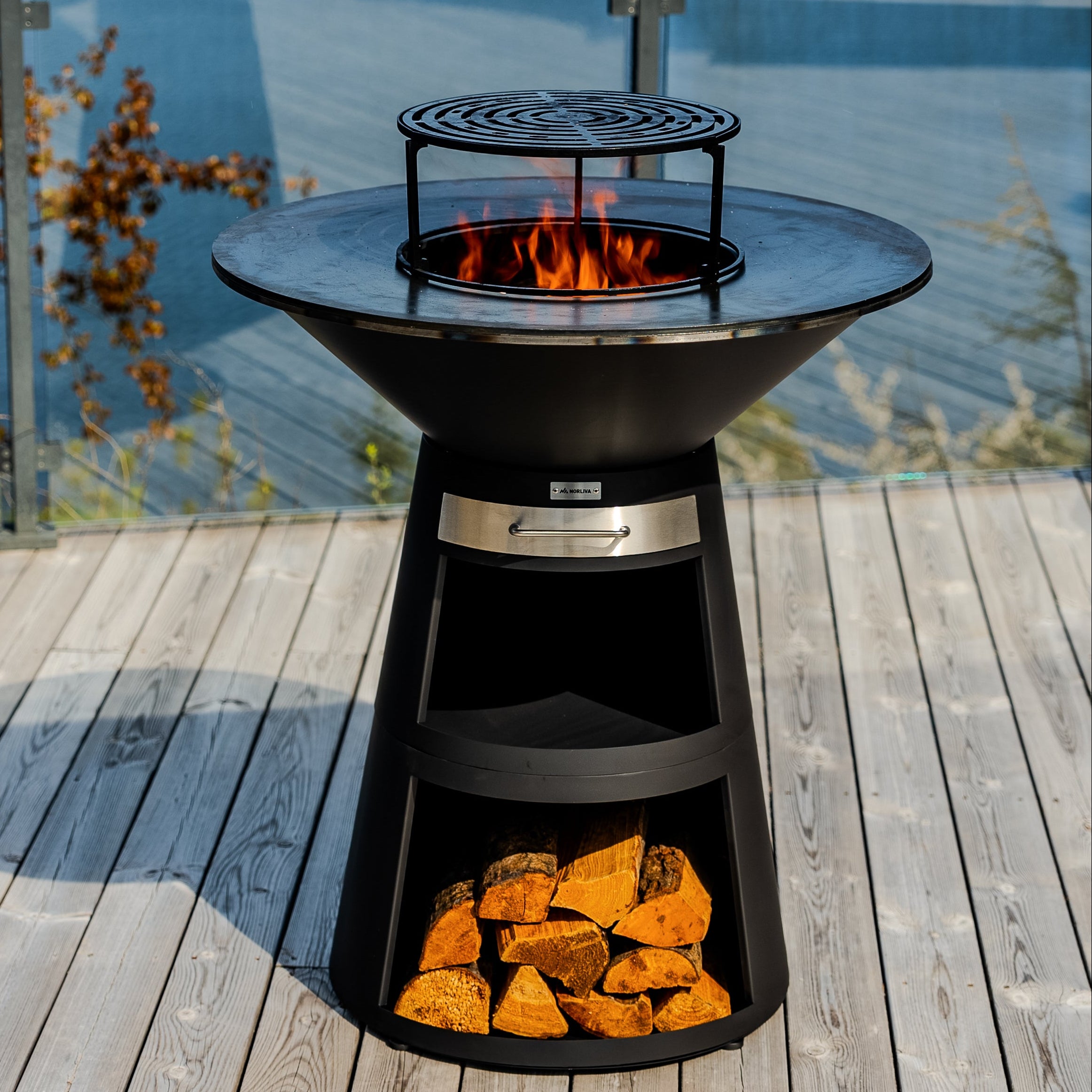NORLIVA Aska plancha BBQ, 80 cm