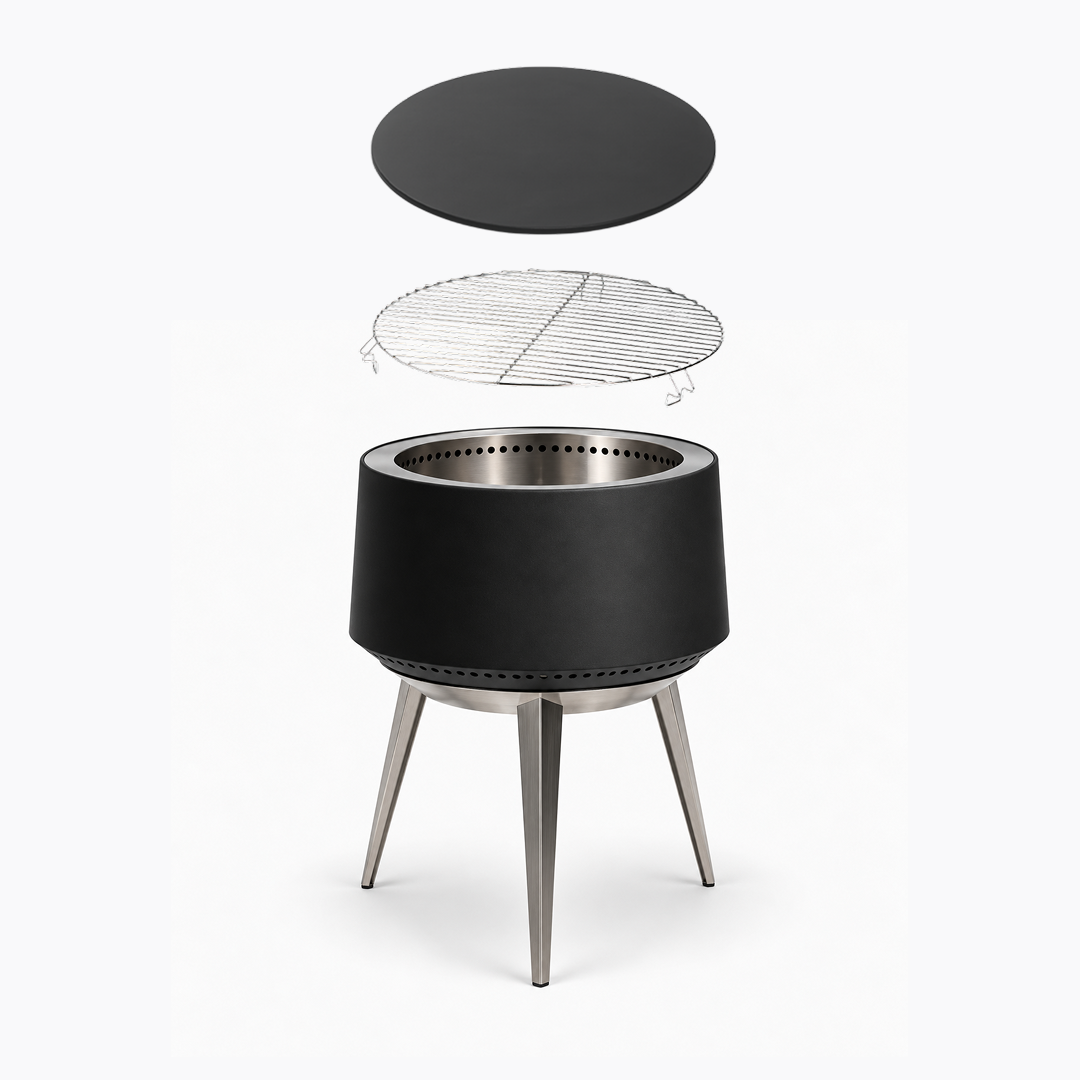 Set: Juna Pluss + deksel + grillrooster