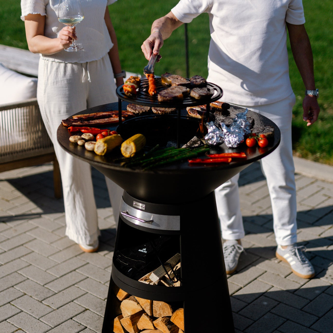 NORLIVA Aska plancha BBQ, 80 cm