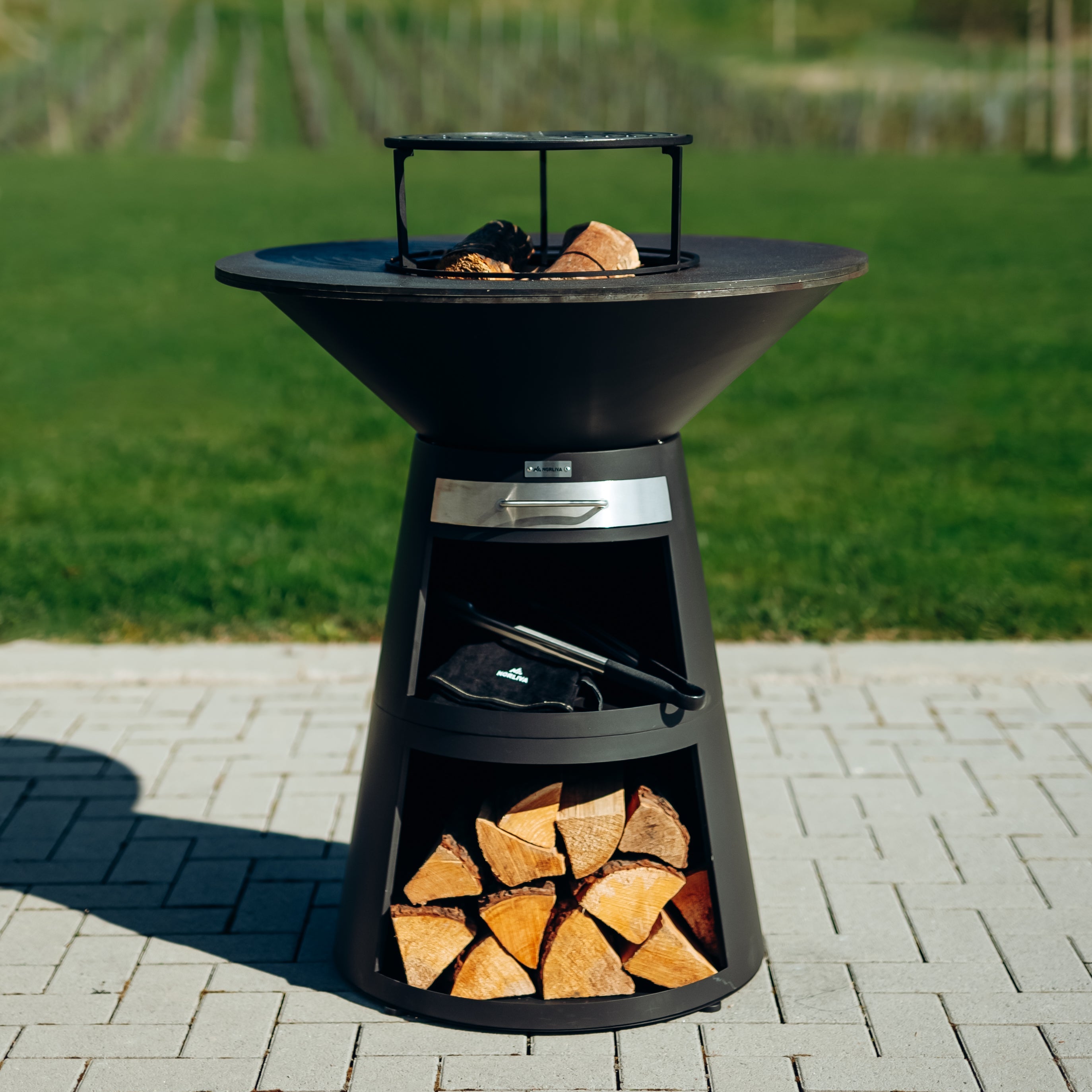 NORLIVA Aska plancha BBQ, 80 cm