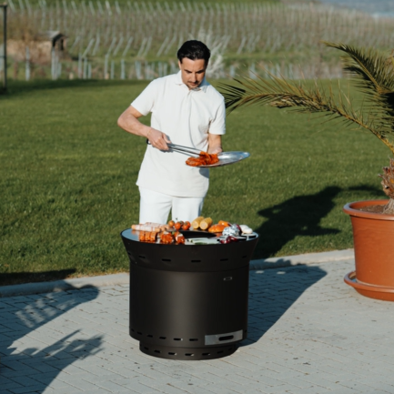 Feuerplattengrill, Plancha-opzetstuk Lunda