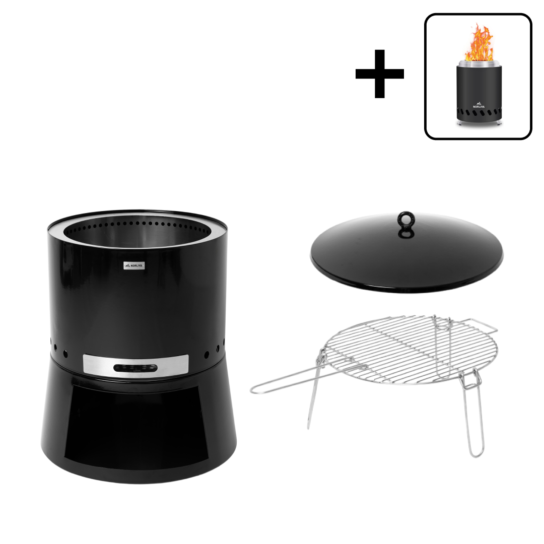 Set: Senja Pluss + Deksel + Grillrooster