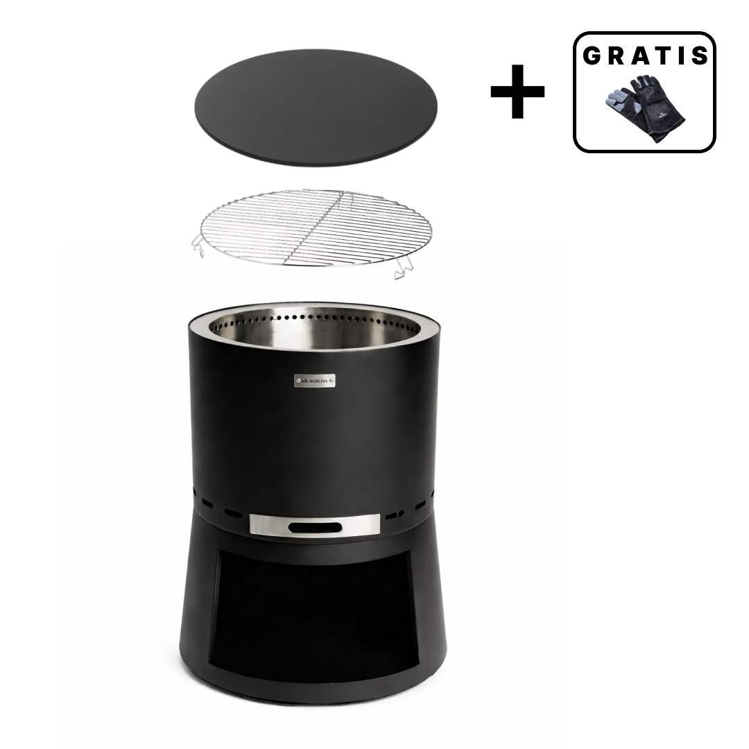 Set: Skara Pluss + Deksel + Grillrooster