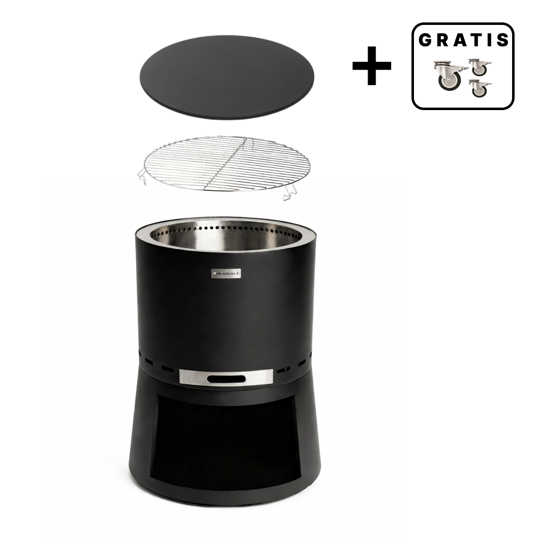 Set: Skara Pluss + Deksel + Grillrooster