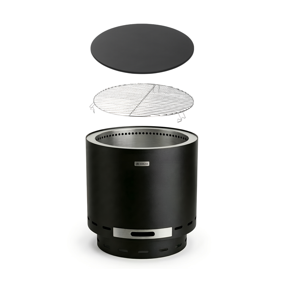 Set: Skara + Deksel + Grillrooster