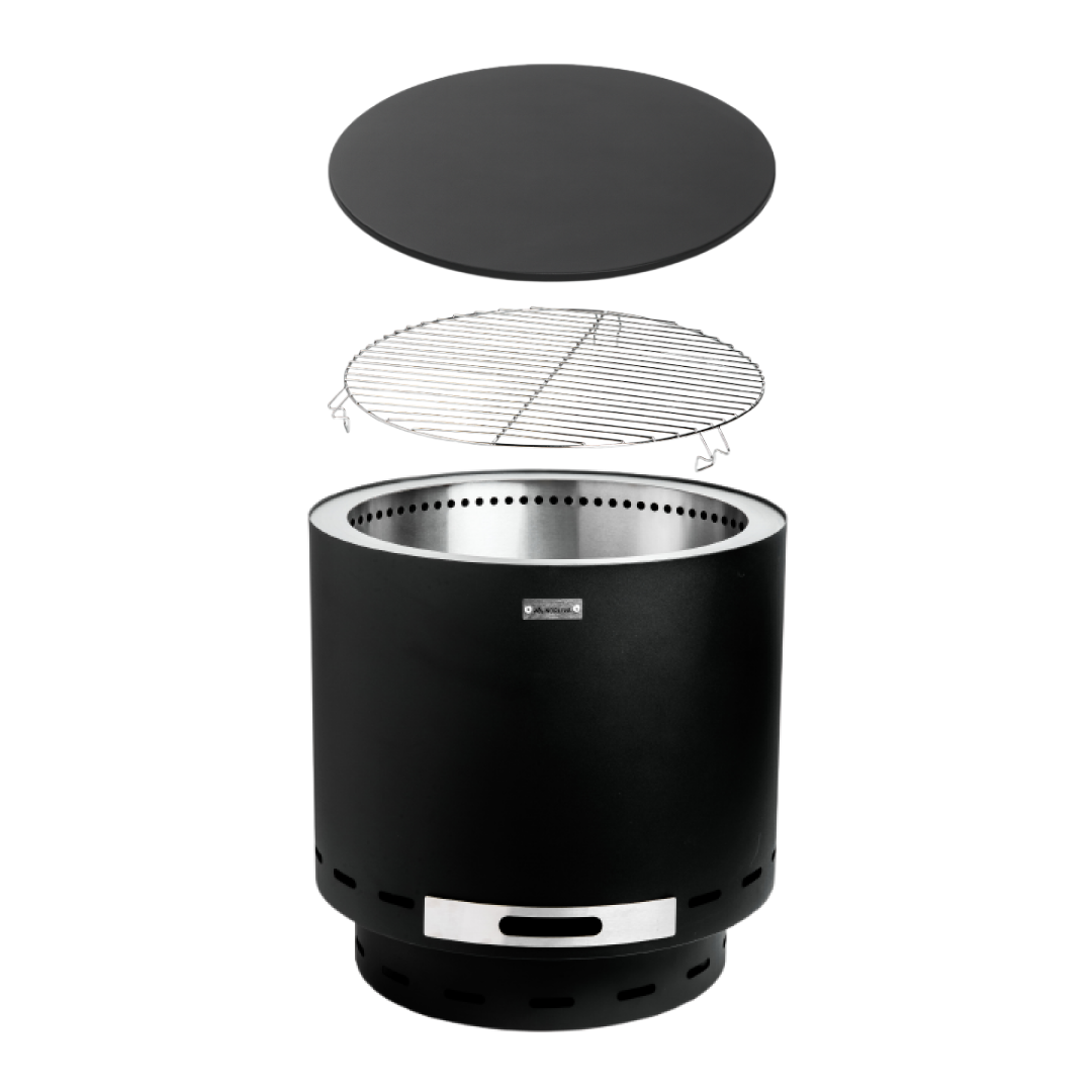 Set: Skara + Deksel + Grillrooster