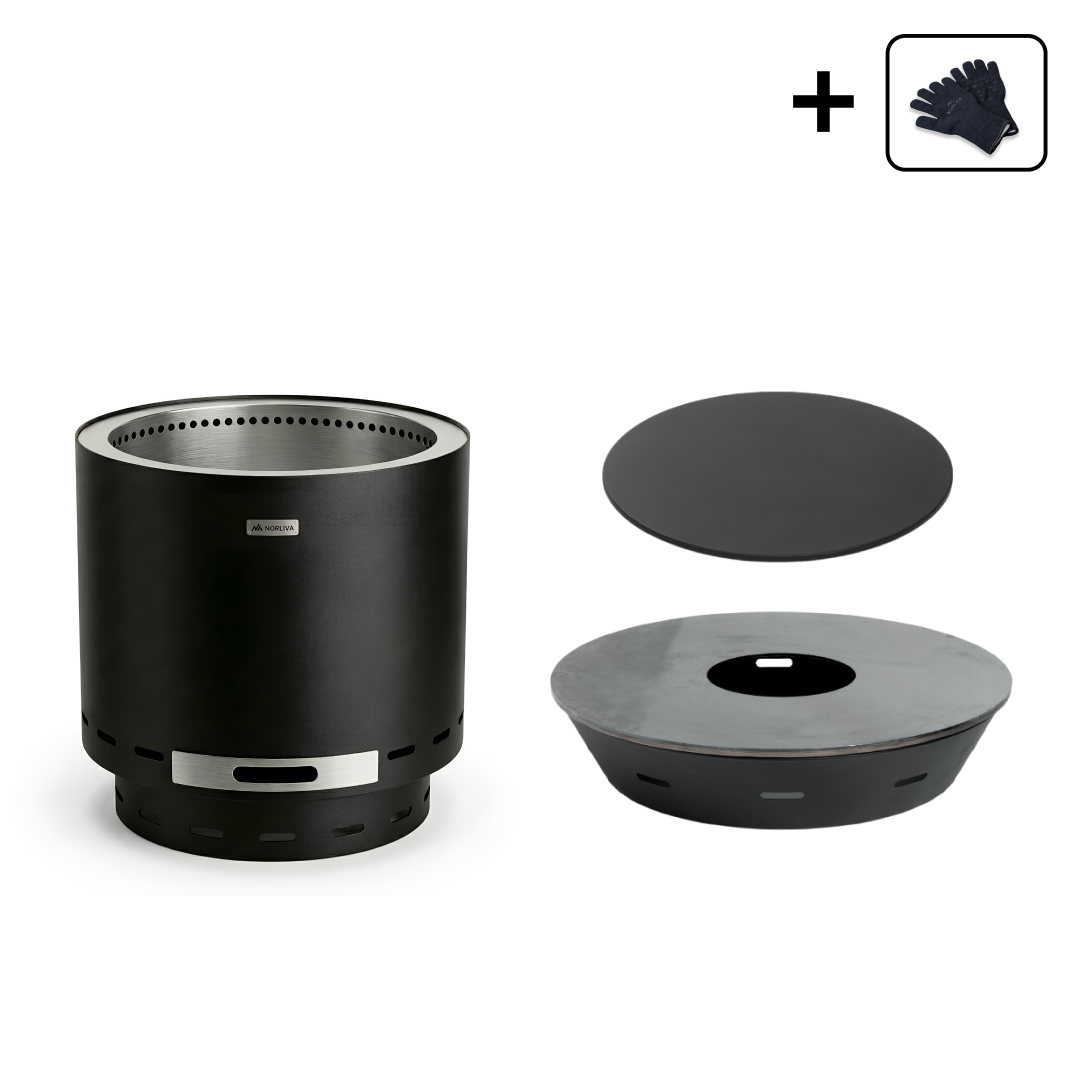 Set: Skara + vuurplaatgrill + deksel