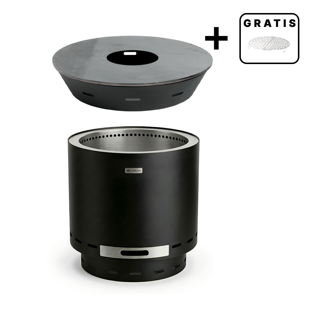 Set: Skara + vuurplaatstgrill