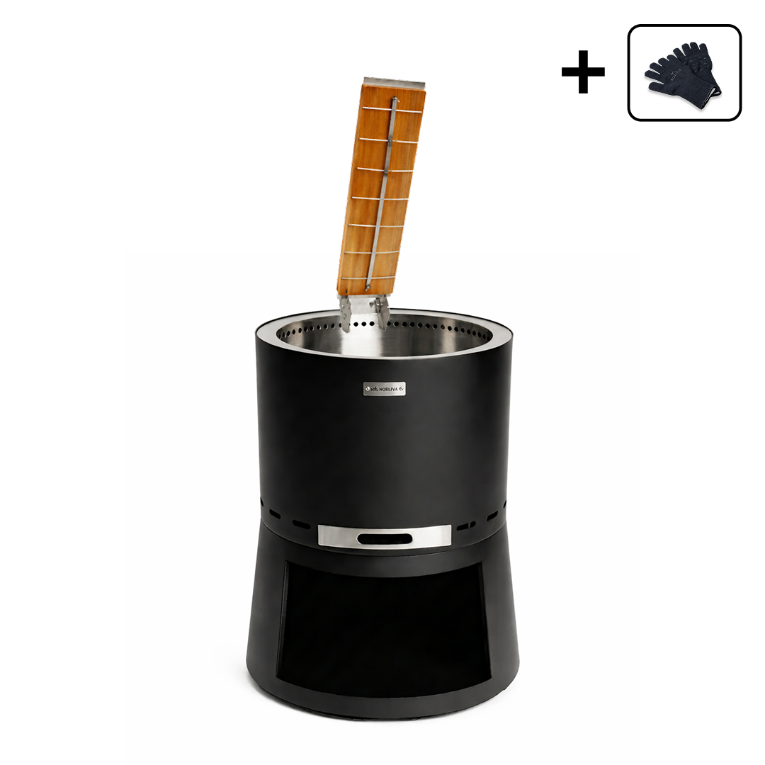 Set: Skara Pluss + plank voor vlammende zalm